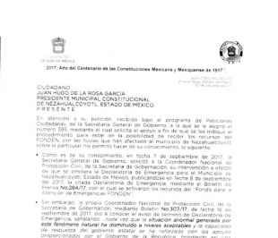 Ninguna ayuda a Nezahualcóyotl tras inundaciones y sismos; sólo medicinas de “desconocida&quot; institución