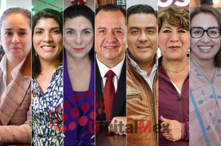 Amalia Pulido, Verónica Rodríguez, Marcela Guerra, Marco Antonio Díaz, Óscar Sánchez, Delfina Gómez, Azucena Cisneros