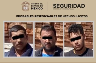 Los detenidos, junto con el camión y la carga, fueron presentados ante la Fiscalía General de la República (FGR), con sede en Toluca.