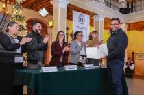 Como parte de las actividades inaugurales, se realizó la premiación del 23° Concurso del Universitario Emprendedor UAEMéx, en la categoría Proyectos en Operación.