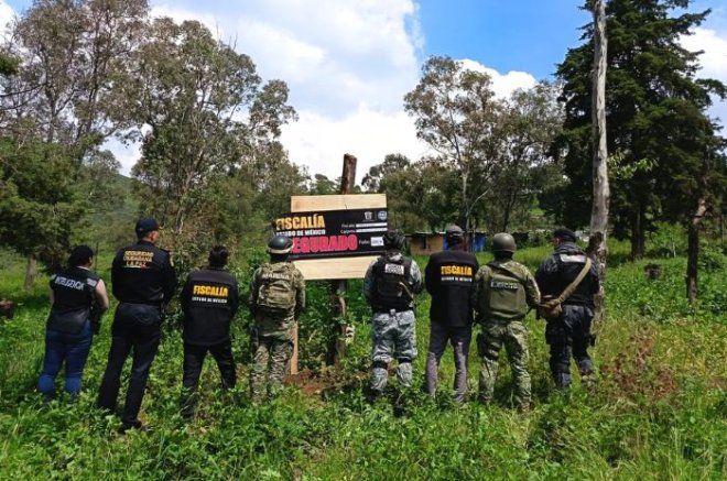 Elementos de fuerzas estatales, federales y policías municipales realizaron cateos e inspecciones como parte de la Operación “Restitución” en 26 municipios del Estado de México.