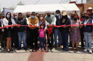 Muñiz Neyra destacó que esta obra dignifica la vida de las familias y contribuye a la prosperidad de todo San Mateo Atenco