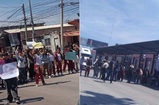 Padres de familia y estudiantes del Conalep 194 de Tultitlán bloquearon la Vía José López Portillo para exigir justicia por la muerte de dos jóvenes