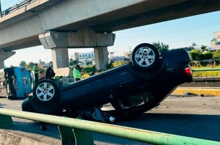 Solo hubo daños materiales