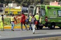 La circulación quedó afectada por varios minutos mientras que el ciclista fue trasladado a un hospital. 