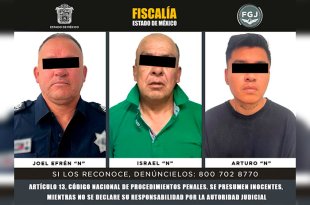 Joel Efrén “N”, ex policía municipal de Nicolás Romero, y otros dos hombres podrían recibir hasta 140 años de prisión si son declarados culpables.