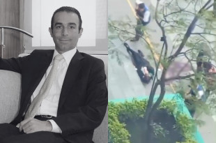 Escena del ataque frente al Poder Judicial que terminó con la muerte de un abogado en CDMX