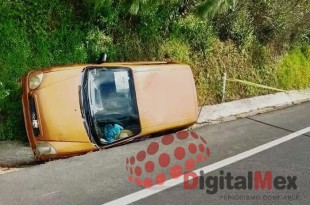 Choque en autopista Tenango-Ixtapan de la Sal.