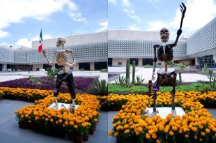 Figuras monumentales de Alfeñique de Toluca fueron exhibidas en San Lázaro como muestra de la tradición artesanal del municipio.