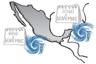 Según la Comisión Nacional del Agua (CONAGUA), un ciclón tropical es una masa de aire cálida y húmeda con vientos fuertes