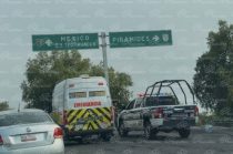Elementos de la Policía Municipal resguardaron la zona en el acceso principal a Teotihuacán.