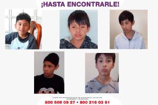 Los niños responden a los nombres de Irving de Jesús, Usby Uriel, Kevin Yael, Edwin William y Manuel Alain.