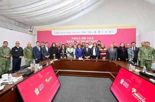 La información se dio a conocer durante la Mesa de Paz, encabezada por la Gobernadora Delfina Gómez Álvarez en Cuautitlán Izcalli.