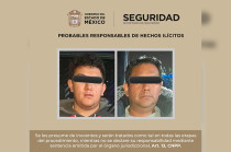 Los detenidos, junto con los indicios asegurados, fueron presentados ante la Fiscalía General de la República (FGR), con sede en Toluca.