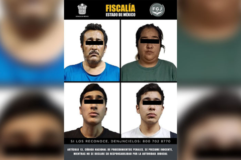 Cuatro integrantes de una familia fueron vinculados a proceso por el homicidio de una persona en la colonia Jardines de San Agustín, en Chimalhuacán.