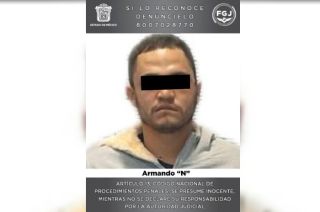 Armando”N”, pretendía realizar cobros por extorsión a negocios de comercialización de carne en el municipio de #Acambay.