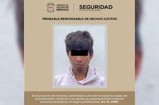 El detenido fue identificado como Jesús “N”, de 18 años.