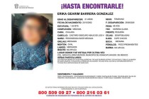 Erika se encontraba desaparecida