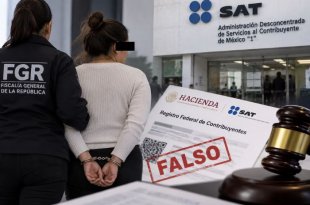 La FGR obtuvo una sentencia de más de tres años de prisión contra Samanta “N” por utilizar un documento falso en trámites fiscales realizados en oficinas de atención al contribuyente en Metepec.