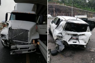 Según las primeras investigaciones, el incidente ocurrió debido a una falla en el motor del tráiler, que se dirigía hacia la ciudad de Toluca.