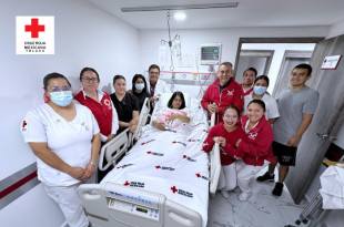 El primer nacimiento en la nueva área de urgencias de Cruz Roja Toluca