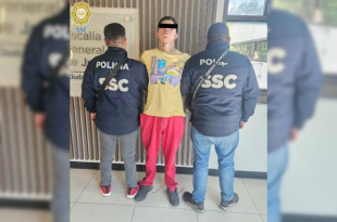 Donovan “N”, fue detenido en la colonia Emiliano Zapata, en Iztapalapa