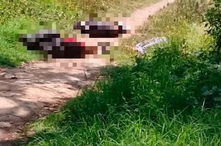 Tres jóvenes, entre ellos una mujer, fueron hallados sin vida con impactos de bala en un camino de terracería entre Temamatla y Chalco.