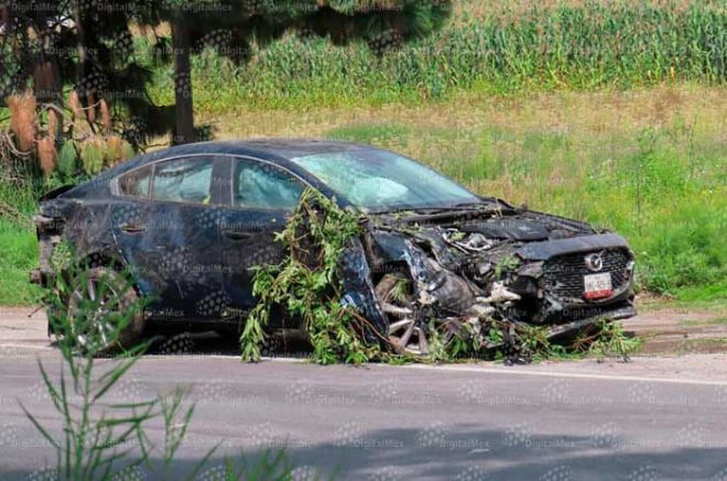 El accidente ocurrió en la carretera Toluca-Tenango del Valle a la altura del kilómetro 18