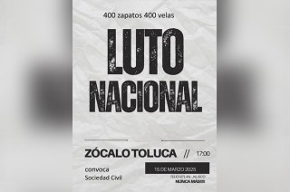 A través de redes sociales se ha difundido la convocatoria en Toluca, invitando a participar a los mexiquenses en una velada en la Plaza de los Mártires, donde colectivos y familias buscadores exigirán la intervención de autoridades en los casos de desapariciones y asesinatos en el país
