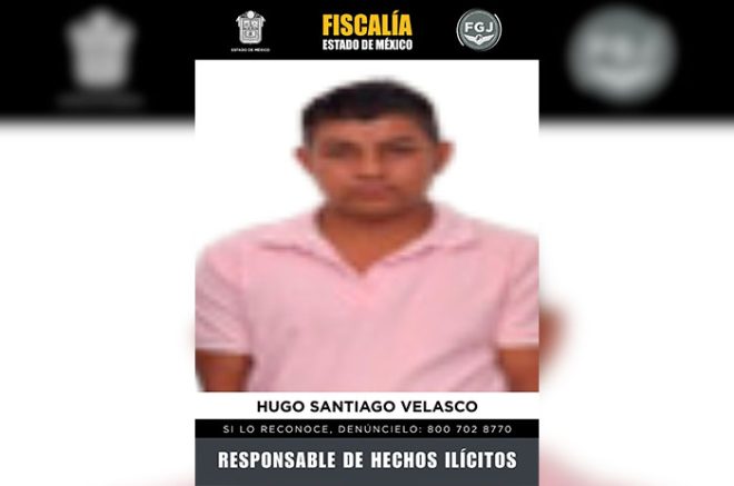 Hugo Santiago Velasco fue sentenciado por el feminicidio de su pareja de 27 años, ocurrido en septiembre de 2023 en Ocuilan.
