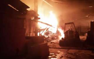 La deflagración ocurrió sobre la calle Libertadores