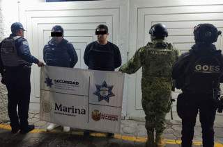 Los detenidos fueron identificados como Ángel Erasmo “N”, de 29 años, y Julio César “N”, de 44, quienes confesaron ser parte de “Los 300”.