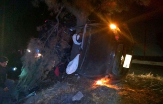 Dos muertos y un lesionado en percance vial en V. de Chalco