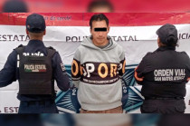 Ricardo “N”, junto con el arma punzocortante asegurada, fue presentado ante la Agencia del Ministerio Público.