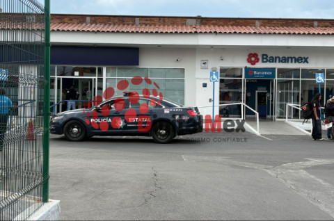 Plaza San Fermín, en Toluca, donde un hombre fue atacado a balazos durante un asalto