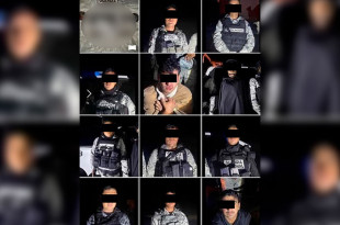 Se aseguraron armas, vehículos oficiales y un autotanque. 