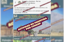 Publicación de una agencia de tours marcada por el Parque Nacional como “Actividad no permitida”
