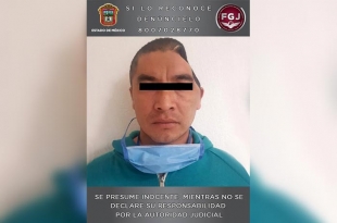 Cumplimenta FGJEM orden de aprehensión contra sujeto investigado por el homicidio de un hombre en Ocoyoacac