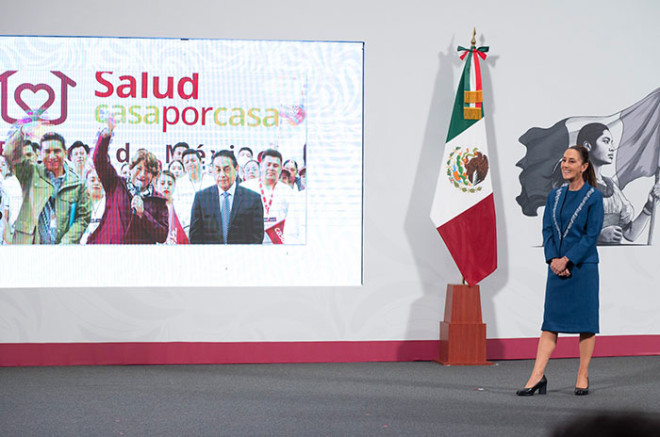#Video: Delfina Gómez y Sheinbaum anuncian inicio del programa “Salud Casa por Casa” en #Edoméx