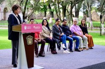 La gobernadora mencionó la rehabilitación de 305 inmuebles culturales a través de varios programas de financiamiento en 60 municipios