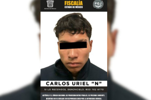 Carlos Uriel “N” fue detenido en Zumpango y vinculado a proceso por secuestro exprés