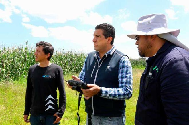 El uso del dron será impulsando mediante un subsidio municipal.