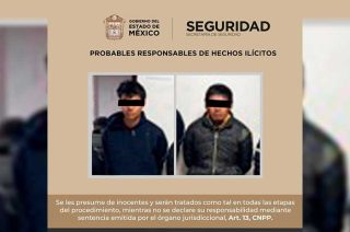 Los sospechosos fueron ubicados tras el reporte de la víctima y una persecución