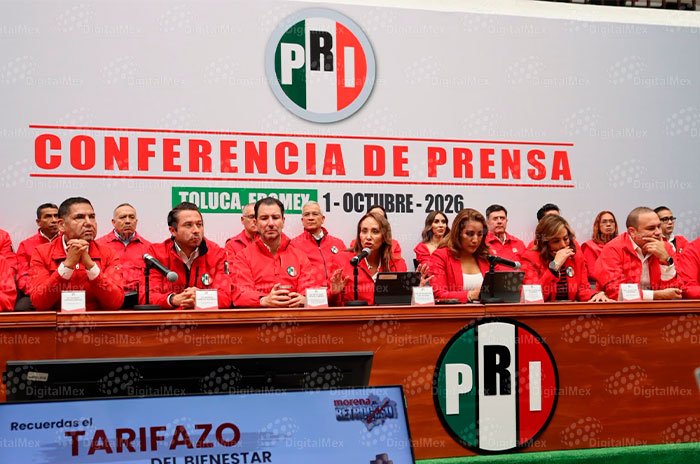 Cristina Ruiz, presidenta del Comité Directivo Estatal del PRI, presentó un balance crítico de los primeros tres años del gobierno de Morena en el Estado de México.