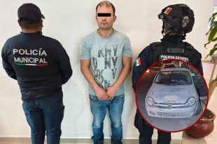 Samuel “N”, de 35 años, fue detenido en Acambay tras ser señalado como presunto responsable de privar de la libertad a una mujer.