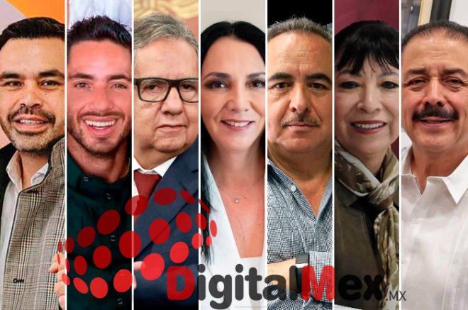 Jorge Álvarez Máynez, José Couttolenc, Higinio Martínez, Gabriela Gamboa, Luis Alfonso Guadarrama, María Esther Rodríguez, Miguel Ángel Hernández