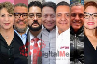 Delfina Gómez, Horacio Duarte, Andrés Andrade, Mario Delgado, Ricardo Moreno, Juan Montes de Oca, Maribel Soto