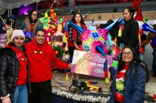 También se celebró el concurso de elaboración de piñatas tradicionales.