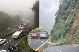 Usuarios en redes sociales alertan sobre la situación, mientras la policía exhorta a los automovilistas a reducir la velocidad.