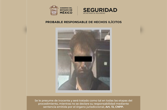 José Antonio “N”, de 26 años, fue trasladado junto con el arma asegurada ante la Agencia del Ministerio Público.